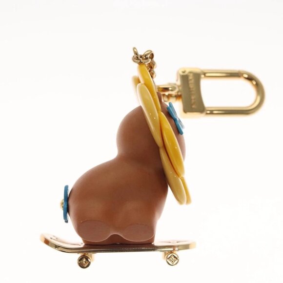 LOUIS VUITTON Petula Skate Charm metal Yellow - Picture 6 of 16